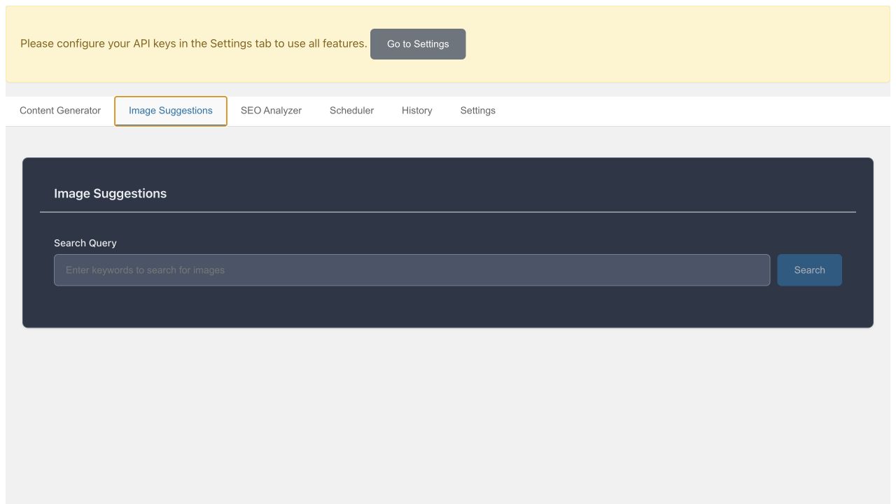 AI Content Studio mobile product interface