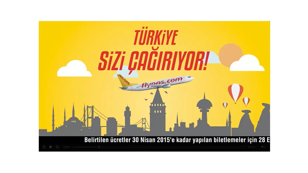 Pegasus Havayolları Reklam